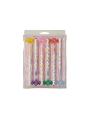 Jogo de Canetas Candy - 6 Cores FOFY
