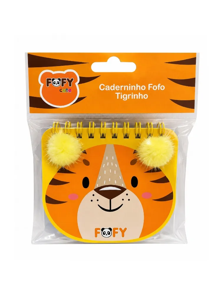 Caderno Fofinho Tigrinho FOFY
