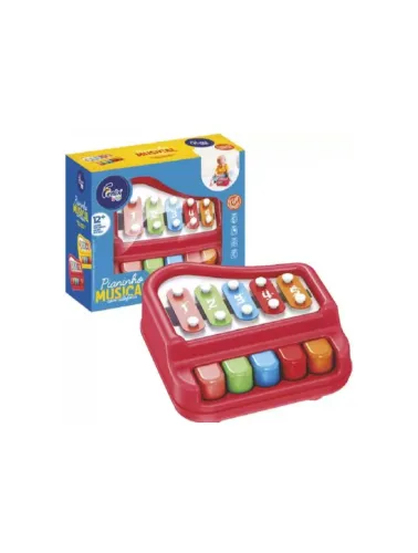 Pianinho com Xilofone Vermelho