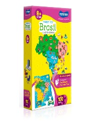 Quebra-Cabeça: 100 Peças - Mapa do Brasil