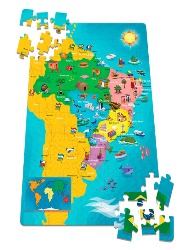 Quebra-Cabeça: 100 Peças - Mapa do Brasil