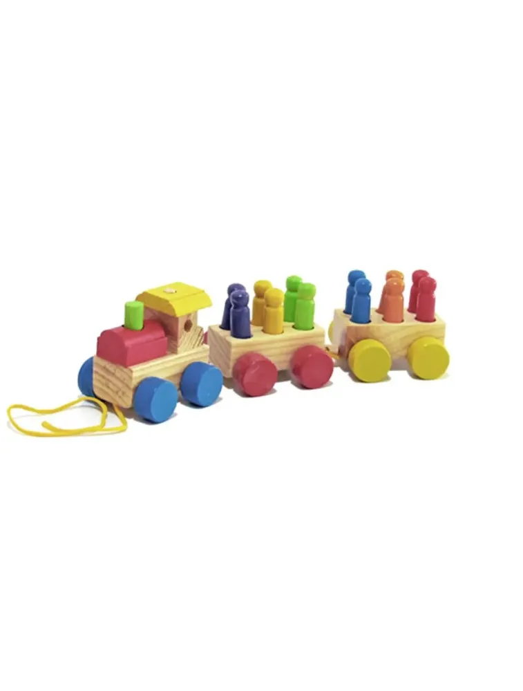 Mini Trem com Pinos