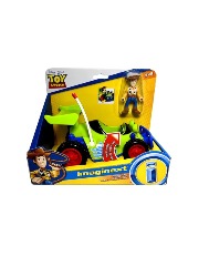 Mini Figura com Veículo - 20cm - Wood