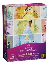 Quebra-Cabeça: 150 Peças - Princesas