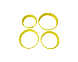 KIT CORTADORES DE BROWNIE REDONDO G (ANA BROWNIE) BLUESATR 