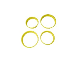 KIT CORTADORES DE BROWNIE REDONDO M (ANA BROWNIE) BLUESTAR