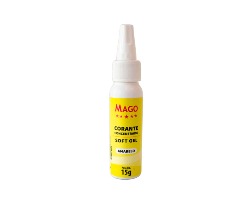 CORANTE SOFT GEL AMARELO 15G MAGO