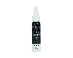 COLOR LIQUID GEL PRETO 25G ICEBERG