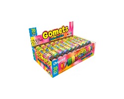 GOMA TUBO FRUTAS SORTIDO C/30 DORI 