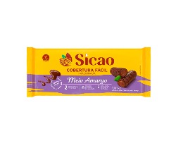 COBERTURA CHOCOLATE MEIO AMARGO DIA A DIA 1,01KG 1,01KG SICAO