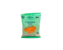 CONFEITO COLORIDO LARANJA 80G ICEBERG