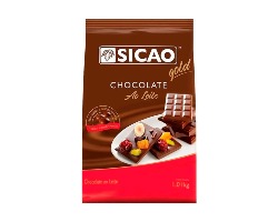 CHOCOLATE AO LEITE GOTAS 1,01KG  SICAO