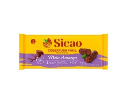COBERTURA  CHOCOLATE AO LEITE COM MEIO AMARGO DIA ADIA 1,01KG SICAO