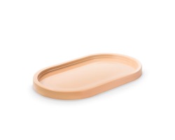 BANDEJA DECORATIVA OVAL 22X13CM- NOZ-MOSCADA TASIL