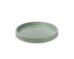 BANDEJA DECOR. REDONDA 20CM - VERDE EUCALIPTO TASIL