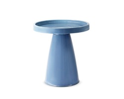 BOLEIRA REDONDA MINIMALISTA 20X20CM -  AZUL PETROLEO TASIL