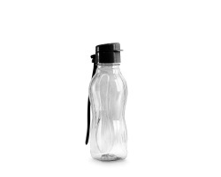 GARRAFA SQUEEZE 350ML - PRETO TRANSLUCIDO TASIL