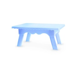 MESINHA DECORATIVA RENDA - AZUL BB TASIL