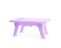MESINHA DECORATIVA RENDA - LILAS TASIL