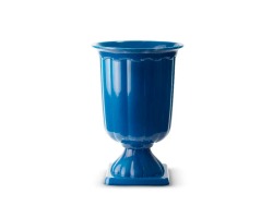 VASO GREGO Ø12,5CMX19CM - AZUL PETROLEO TASIL