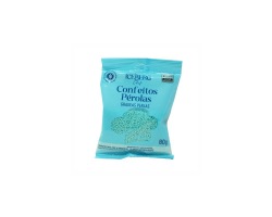 CONFEITO PEROLADO AZUL 80G ICEBERG