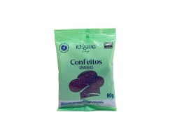 CONFEITO COLORIDO ROXO 80G ICEBERG