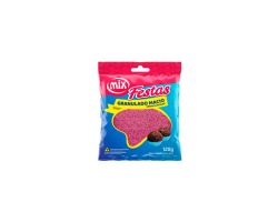 CONFEITO GRANULADO MACIO ROSA 120G MIX