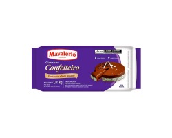 COBERTURA CONFEITEIRO CHOCOLATE MEIO AMARGO MAVALERIO
