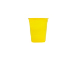 C200-AM COPO PLASTICO 200 ML AMARELO C/50 FORFEST