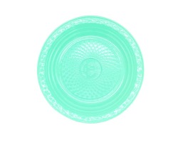 PRYVC-15 PRATO RASO 15 CM VERDE CANDY C/10 FORFEST