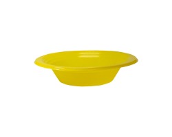 PFAM-15 PRATO PLASTICO FUNDO 15 CM AMARELO C/10 FORFEST