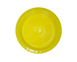PRAM-18 PRATO PLASTICO 18 CM AMARELO C/10 FORFEST