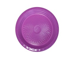 PRLL-18 PRATO PLASTICO 18 CM LILAS C/10 FORFEST