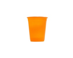 C200-LA COPO PLASTICO 200 ML LARANJA C/50 FORFEST