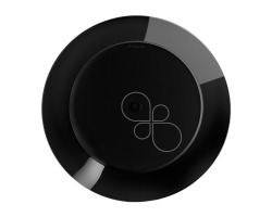 PRATO REDONDO 21CM PRETO C/10 STRAWPLAST