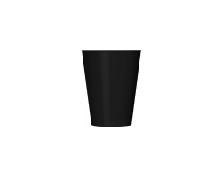 COPO 200ML PRETO C/10 STRAWPLAST