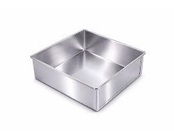 FORMA TORTA QUADRADA 30X30X5 ALUMINIO CIRCULAR