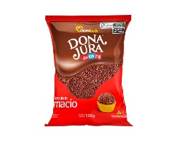 GRANULADO MACIO SABOR CHOCOLATE DONA JURA 130G CACAU FOODS