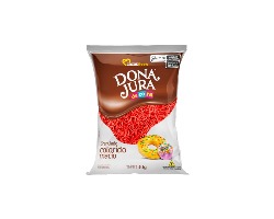 GRANULADO MACIO VERMELHO DONA JURA  130G CACAU FOODS