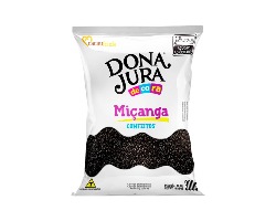 CONFEITO MICANGA PRETO DONA JURA 300G CACAU FOODS