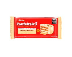 COBERTURA BARRA BRANCO CONFEITEIRO  500G HARALD
