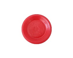 PRVM-15 PRATO PLASTICO 15 CM VERMELHO C/10 FORFEST