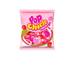PIRULITO POP CHICLE MORANGO 500G BERBAU