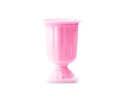 VASO GREGO Ø12,5CMX19CM - ROSA BEBE TASIL