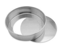 FORMA BOLO FUNDO FALSO 24X8 TAM 24 - ALUMINIO CIRCULAR