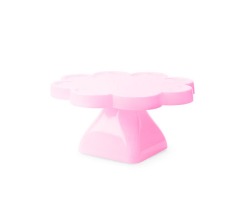 BOLEIRA FLOR 22X11CM PE QUADRADO - ROSA BB TASIL