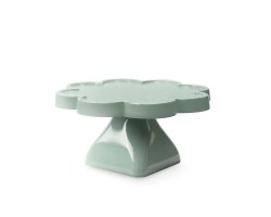 BOLEIRA FLOR 22X11CM PE QUADRADO - VERDE EUCALIPTO TASIL