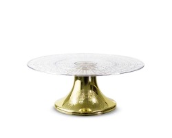 BOLEIRA CONE ESMERALDA 32X12- DOURADA TASIL