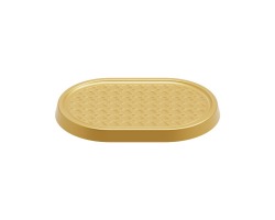 BANDEJA OBLONGA TELA INDIANA 24 CM - DOURADO PRODU FEST