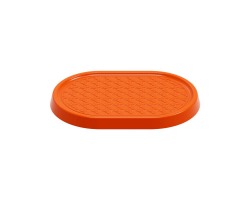 BANDEJA OBLONGA TELA INDIANA 24 CM - LARANJA  PRODU FEST